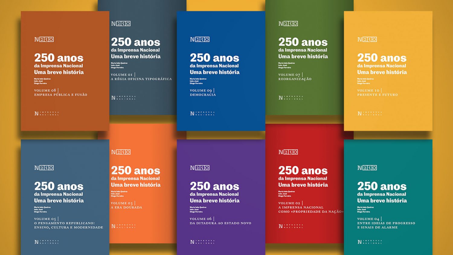 250 Anos. Breve História da Imprensa Nacional: 10 volumes em edição digital gratuita 