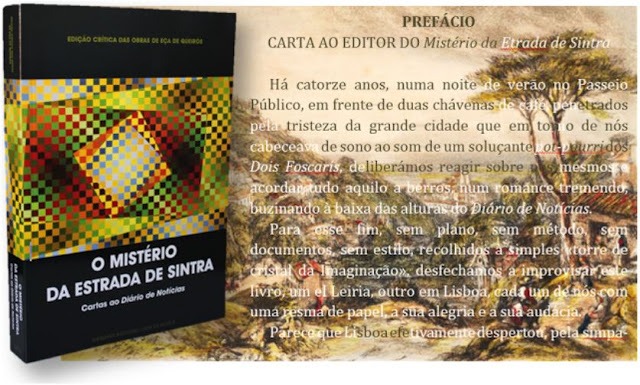 O Mistério da Estrada de Sintra, 16.º volume da edição crítica das Obras Completas de Eça de Queirós