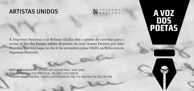 A Voz dos Poetas — Leituras de Poesia de José Gomes Ferreira por João Meireles