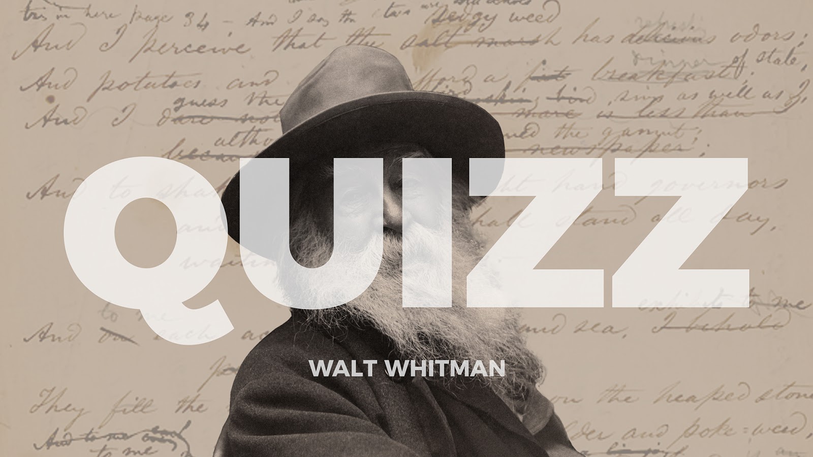 QUIZZ | O Essencial sobre Walt Whitman