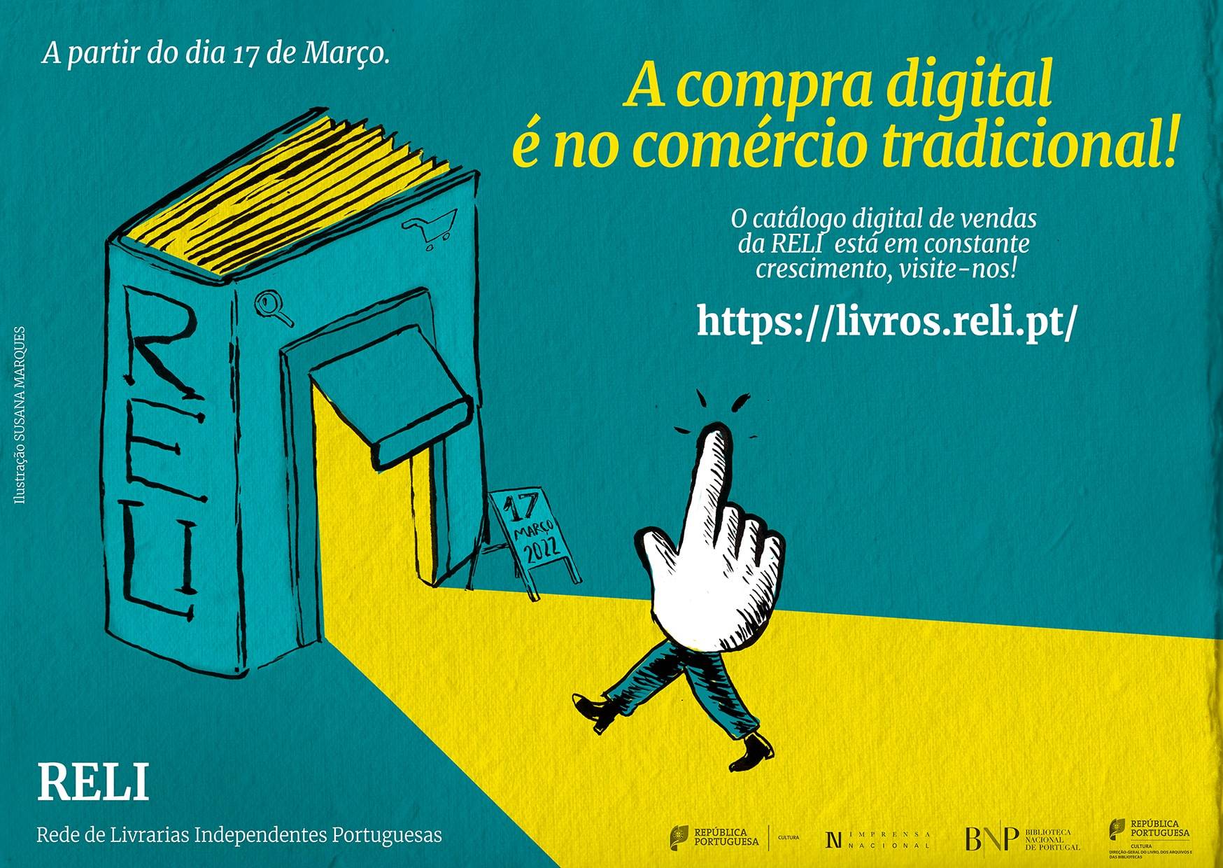 Rede de Livrarias Independentes lança plataforma digital de vendas, com o apoio da Imprensa Nacional