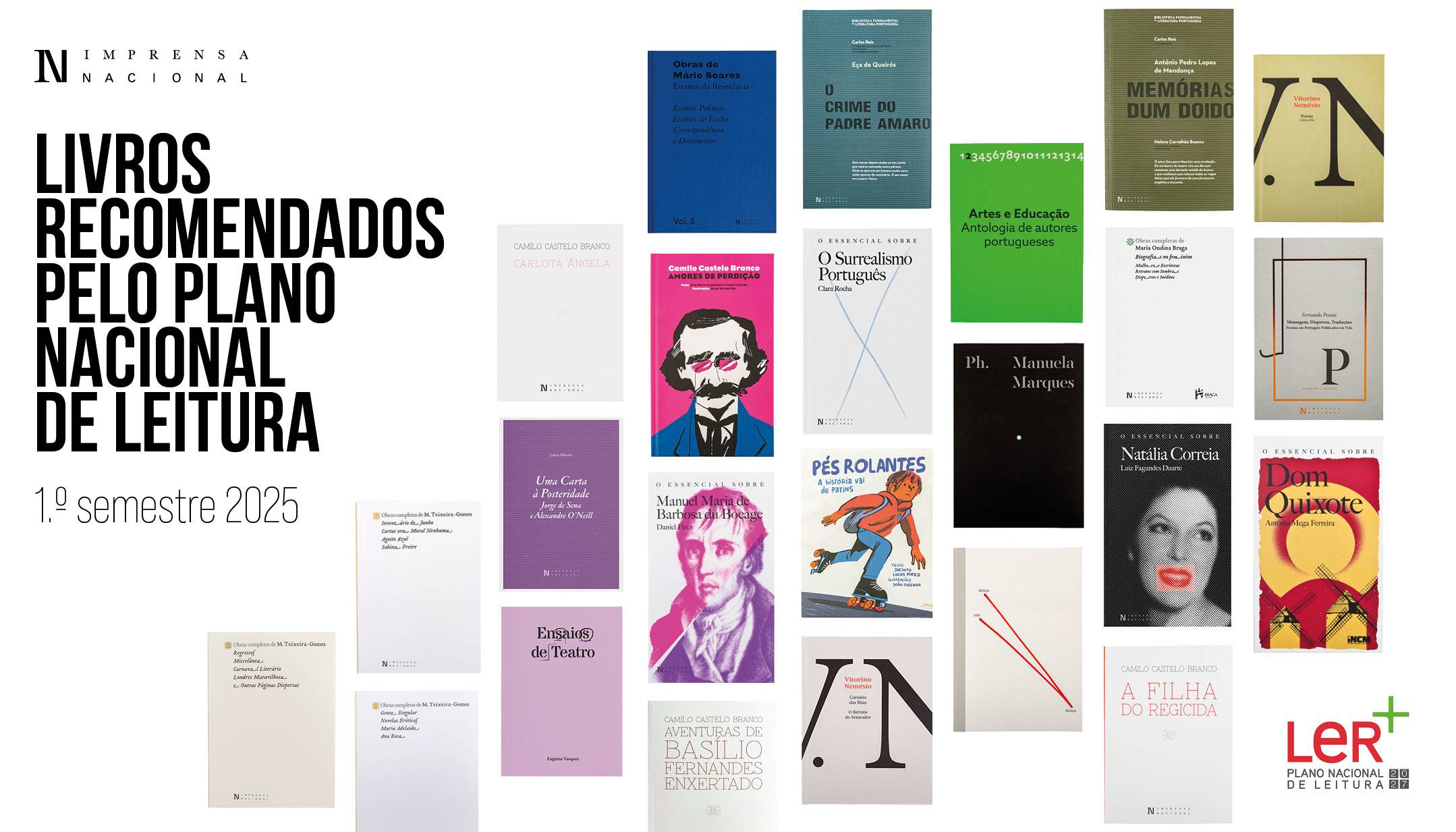 Imprensa Nacional soma 164 livros no Plano Nacional de Leitura
