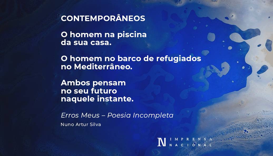 Nuno Artur Silva, Erros Meus – Poesia Incompleta, p. 141.