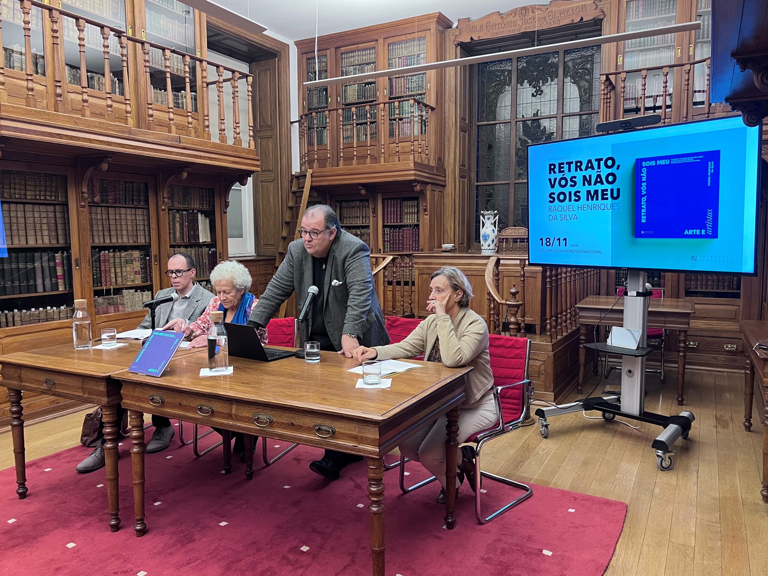 «Retrato, vós não sois meu» apresentado na biblioteca da Imprensa Nacional