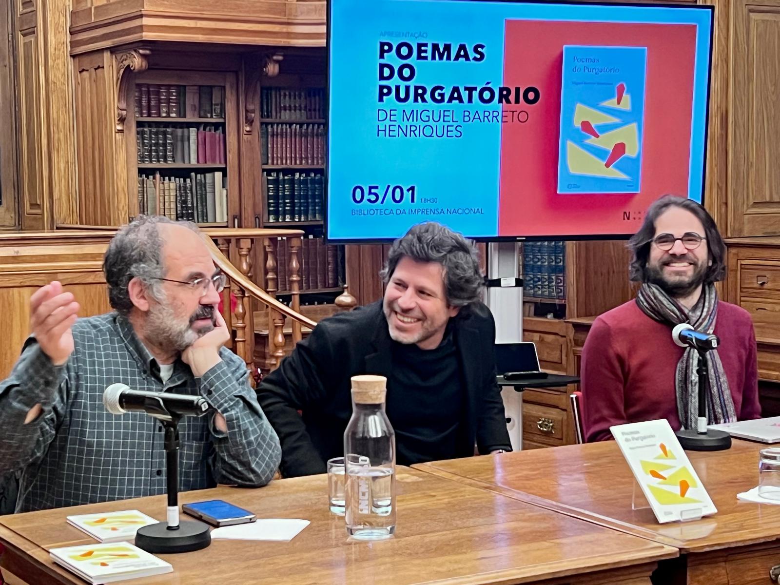 Apresentação da obra «Poemas do Purgatório», da autoria de Miguel Barreto Henriques