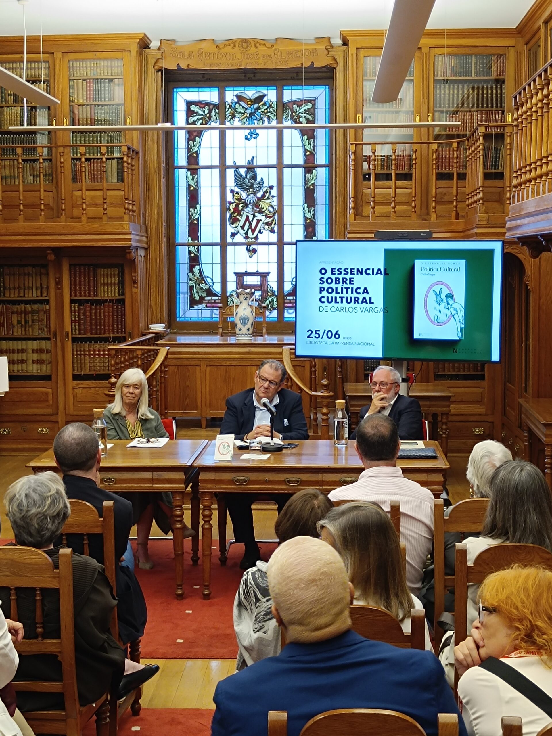Apresentação de «O Essencial sobre Política Cultural» na Biblioteca da Imprensa Nacional