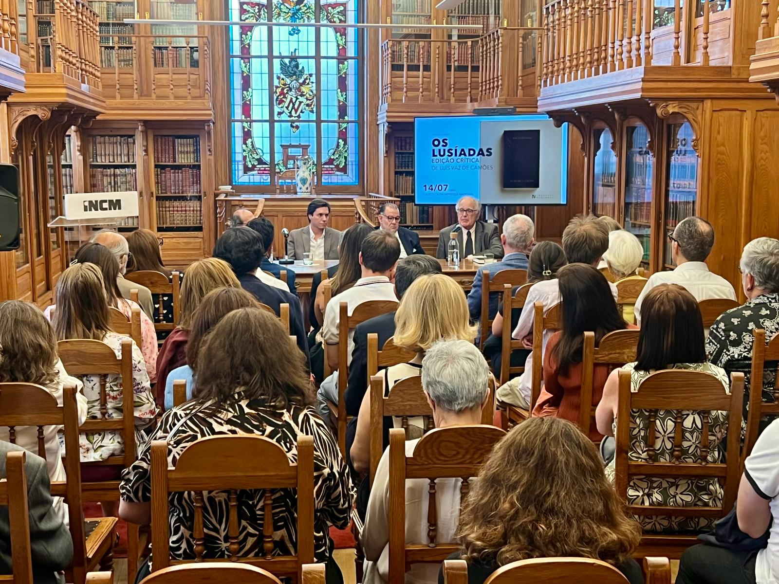 Apresentação de «Os Lusíadas» na Biblioteca da Imprensa Nacional
